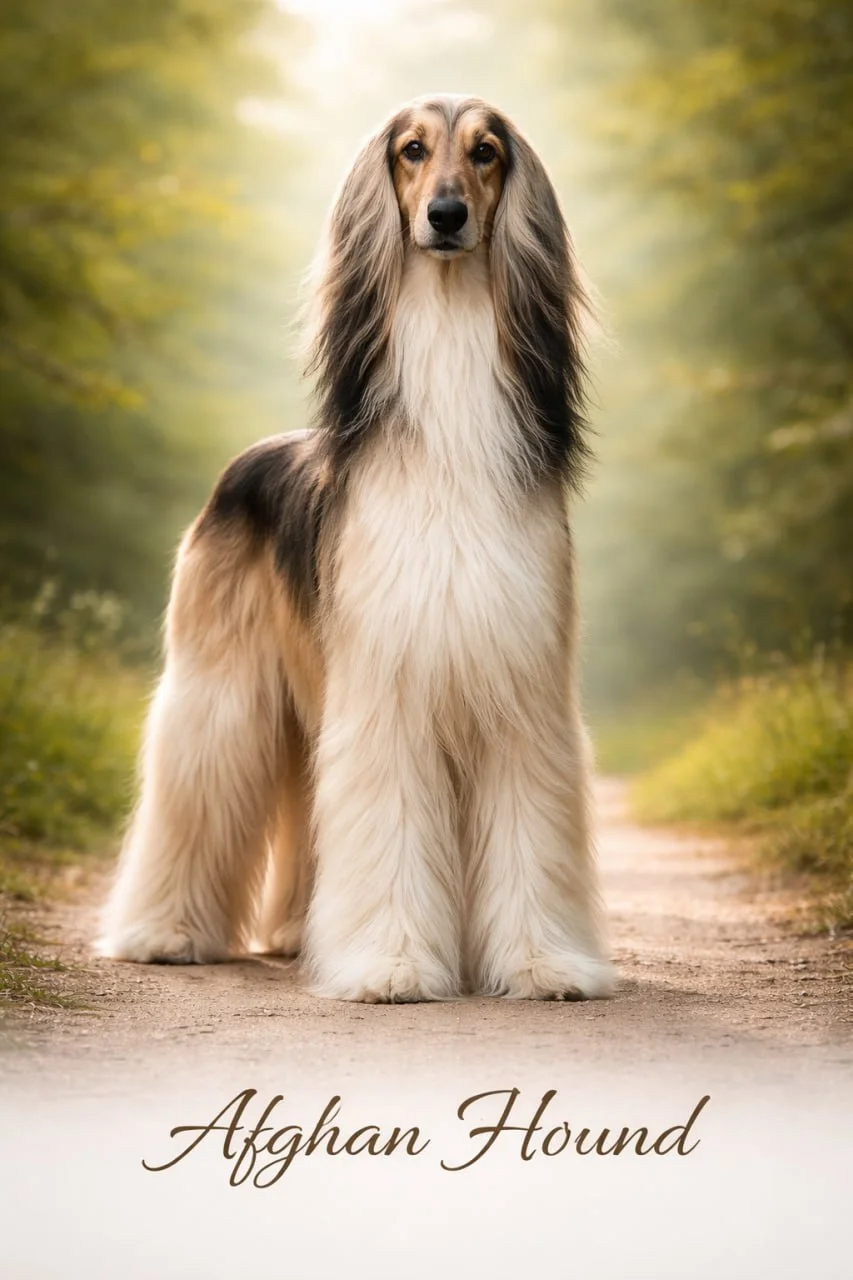 Afghan Hound puppy - Afghan Hound dog breed training guide