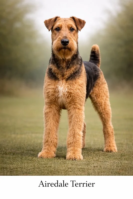 Airedale Terrier puppy - Airedale Terrier dog breed training guide